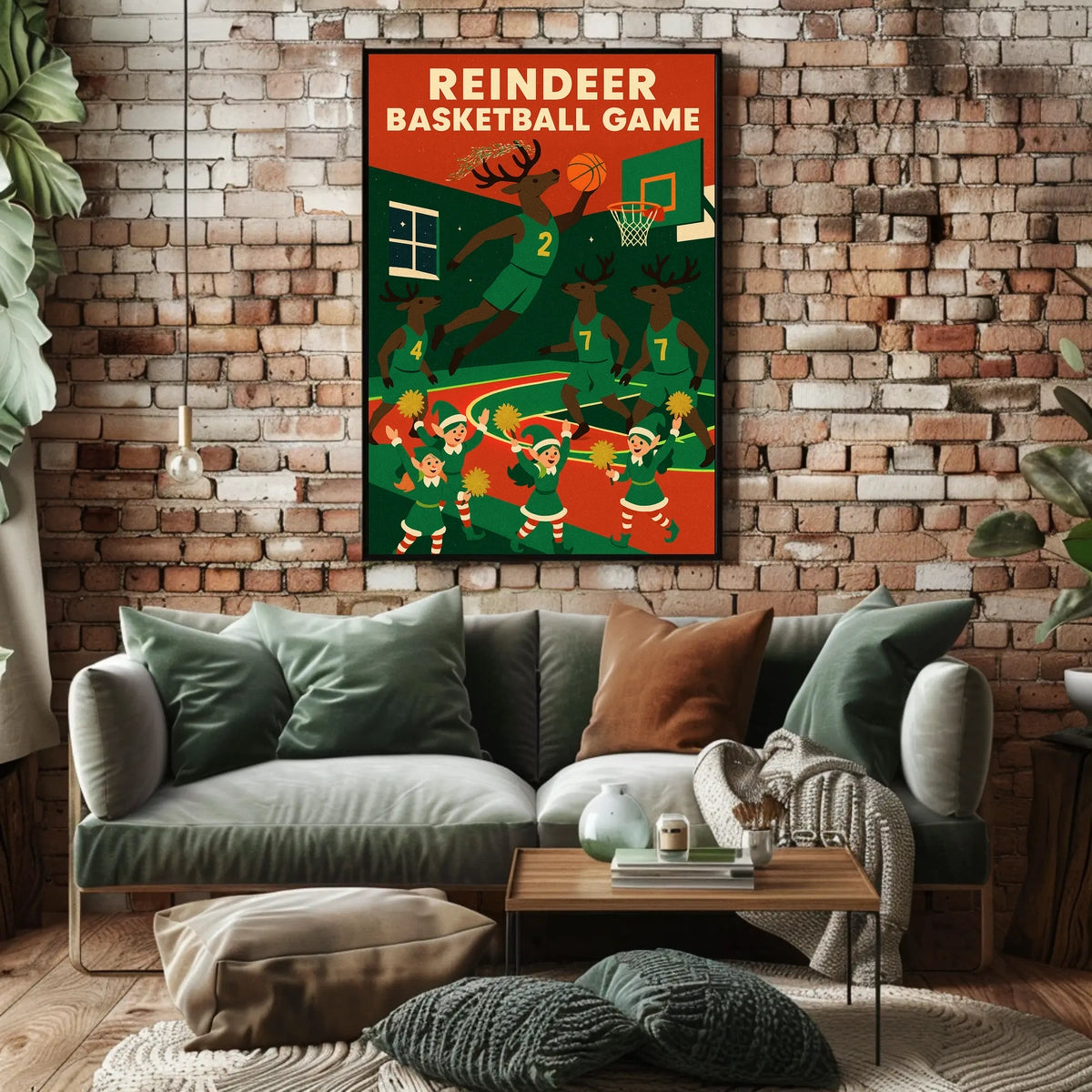Reindeer Basketball Extravaganza Poster