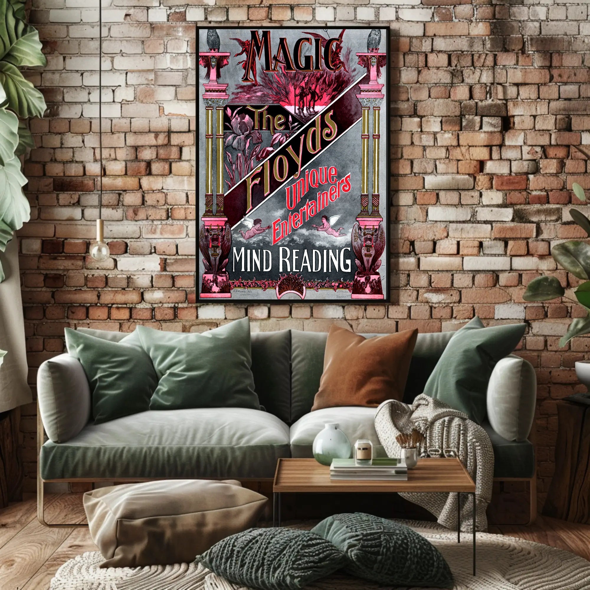 Mystical Magic Entertainment Vintage Poster - Cultural or Heritage Poster