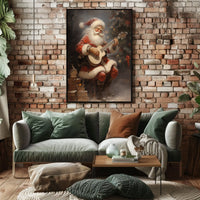 SantaS Melodic Holiday Poster