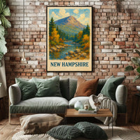 Scenic New Hampshire Landscape Poster