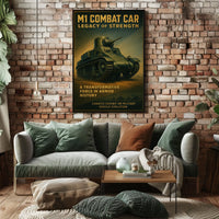 M1 Combat Car Legacy Of Strength Poster