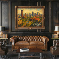 Nairobi Cityscape Poster