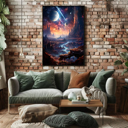 Cosmic Landscape Poster PosterGoat