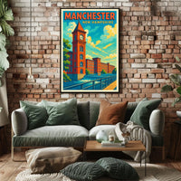 Manchester, New Hampshire Poster