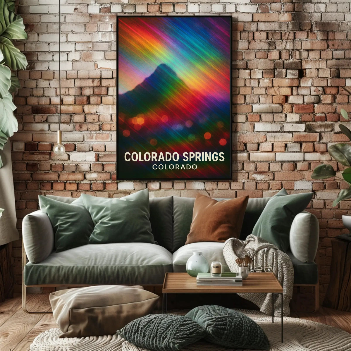 Colorado Springs Vivid Landscape Poster