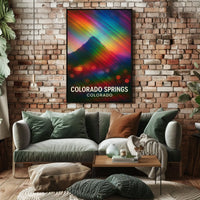 Colorado Springs Vivid Landscape Poster