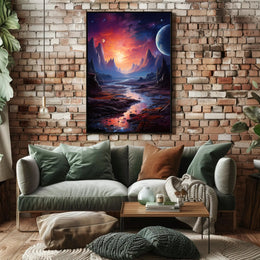 Celestial Landscape Poster PosterGoat