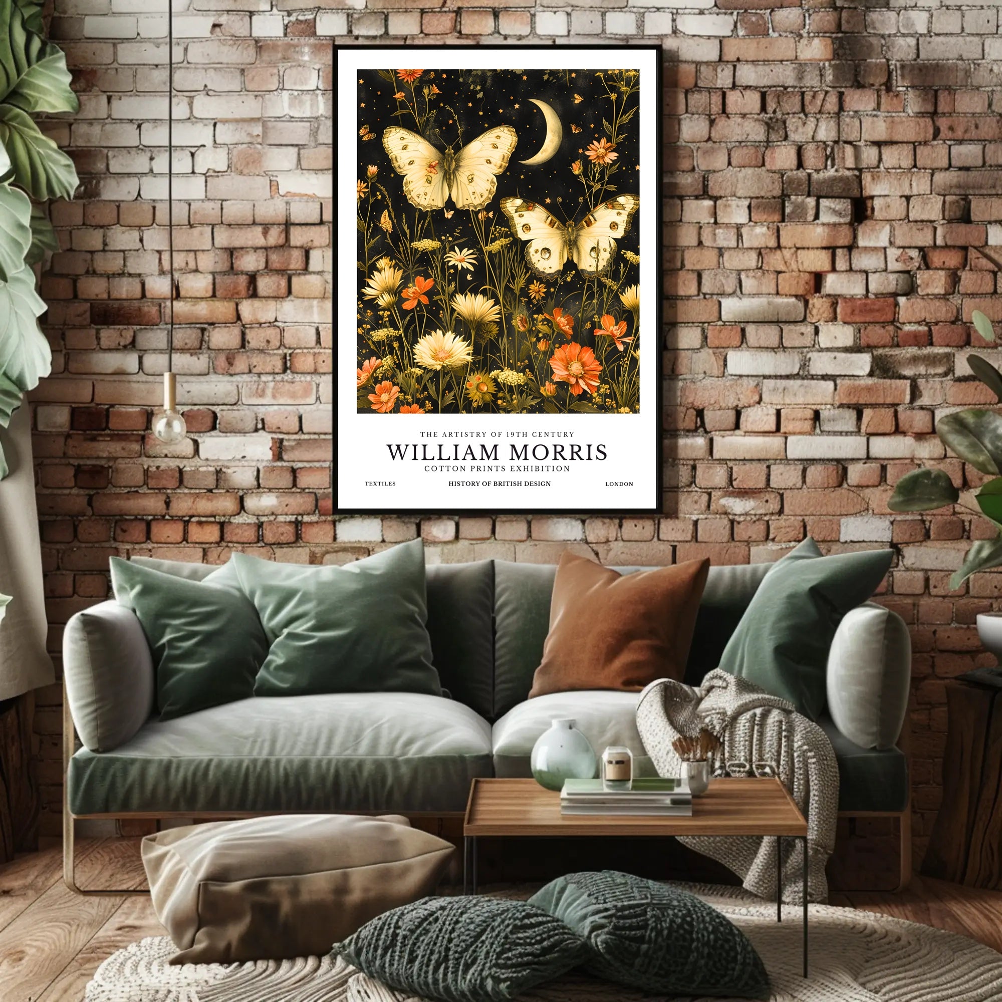 William Morris Celestial Cotton Prints Cultural or Heritage Poster
