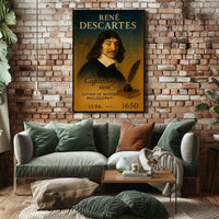 René Descartes Father Of Modern Poster