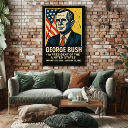 George Bush 41st President Poster