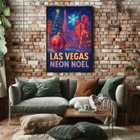 Las Vegas Neon Noel Poster
