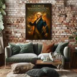 18th-Century Patriotic Hero Historical or Presidential Poster