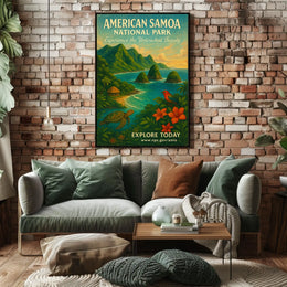 Discover American Samoa National Park Poster