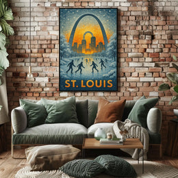 St. Louis Winter Wonderland Poster