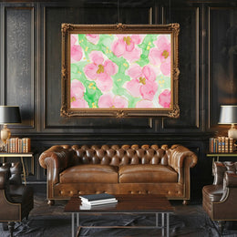 Floral Watercolor Delight Poster