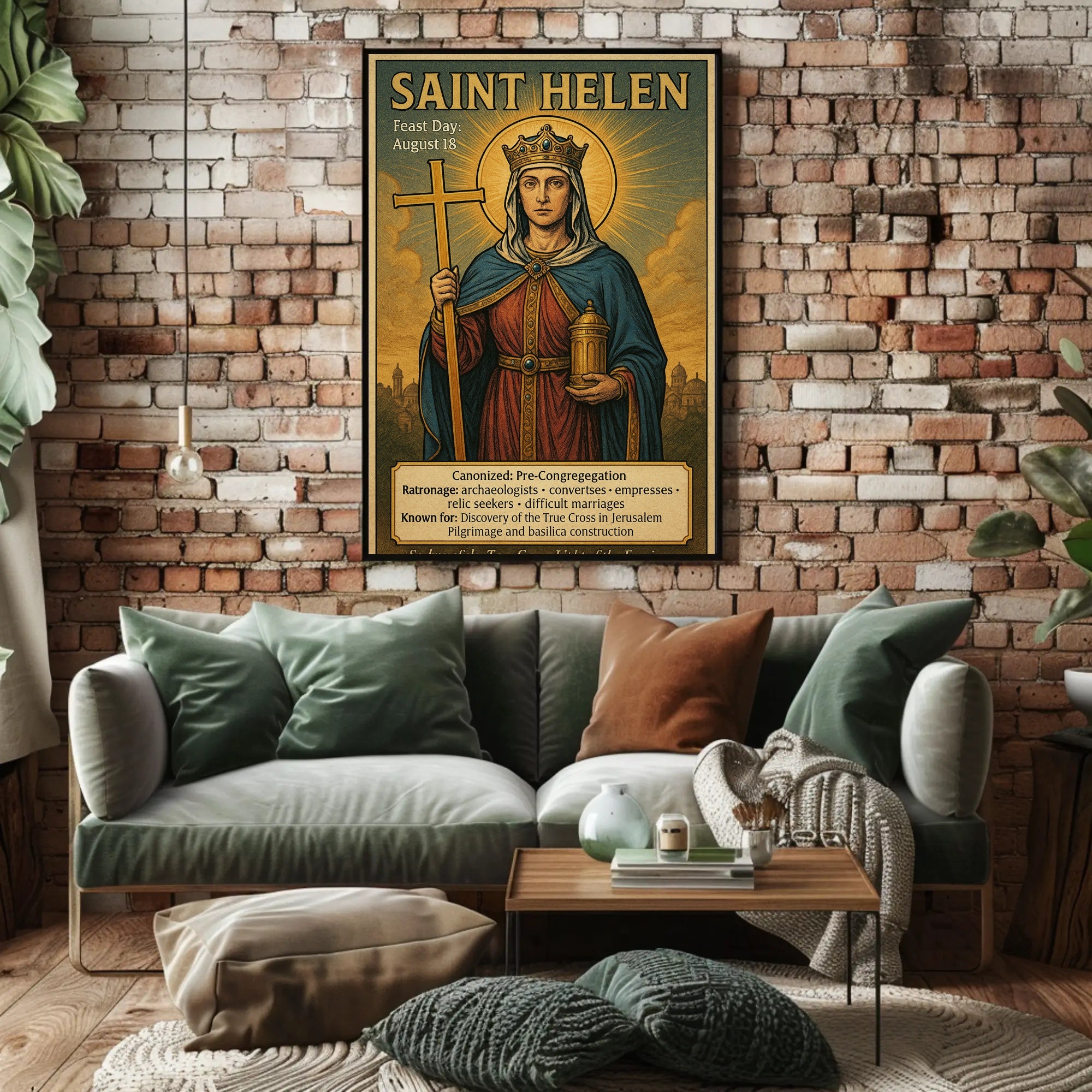 Saint Helen Poster PosterGoat