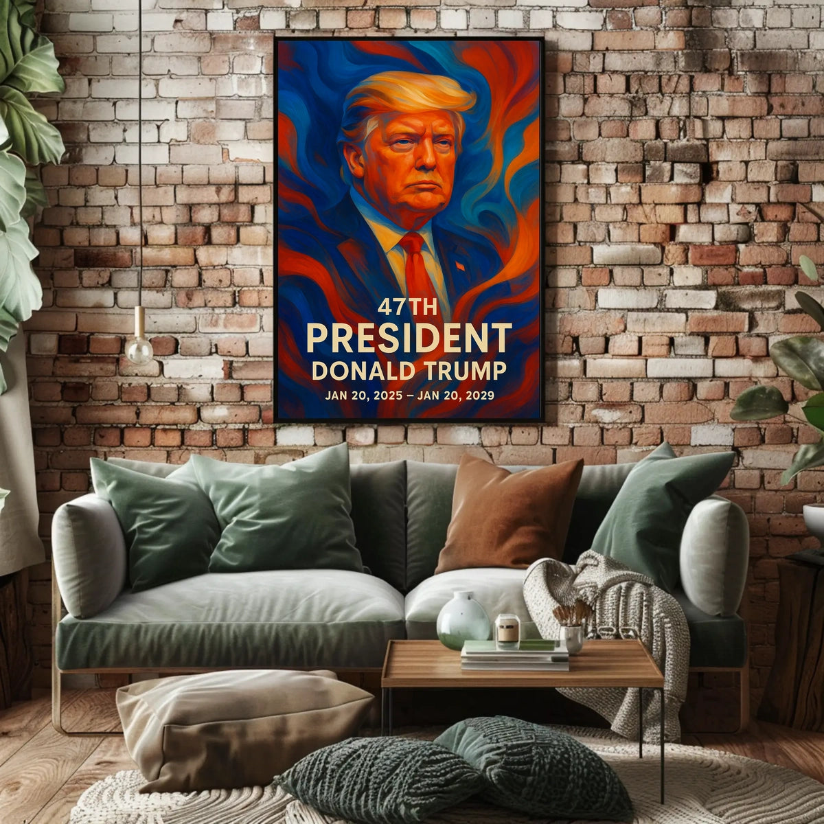 Presidential Vision Donald Trump Patriotic Cinematic Poster