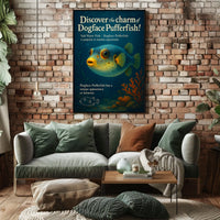 Discover The Charm Of Dogface Pufferfish Poster