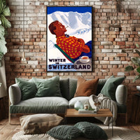 Winter in Switzerland Poster