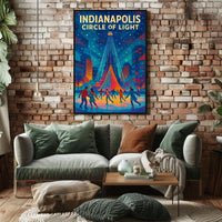 Indianapolis Circle of Light Poster