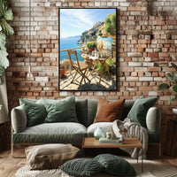 Serene Mediterranean Artists’ Retreat Travel Poster