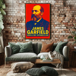 James Garfield Presidential Term Poster