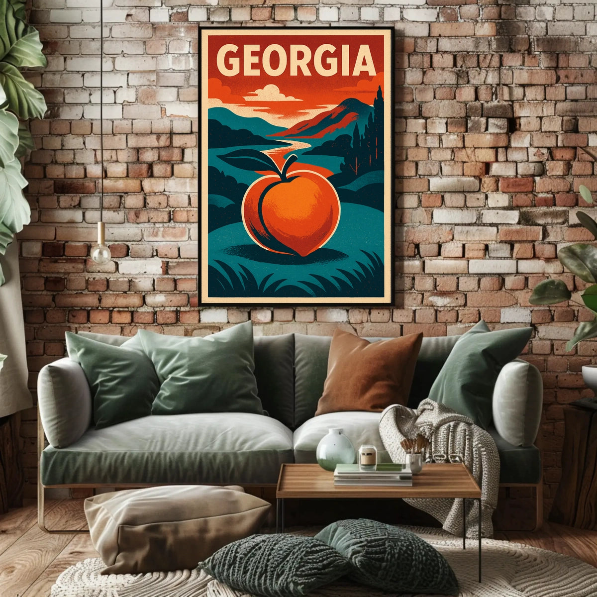 Georgia Peach Poster