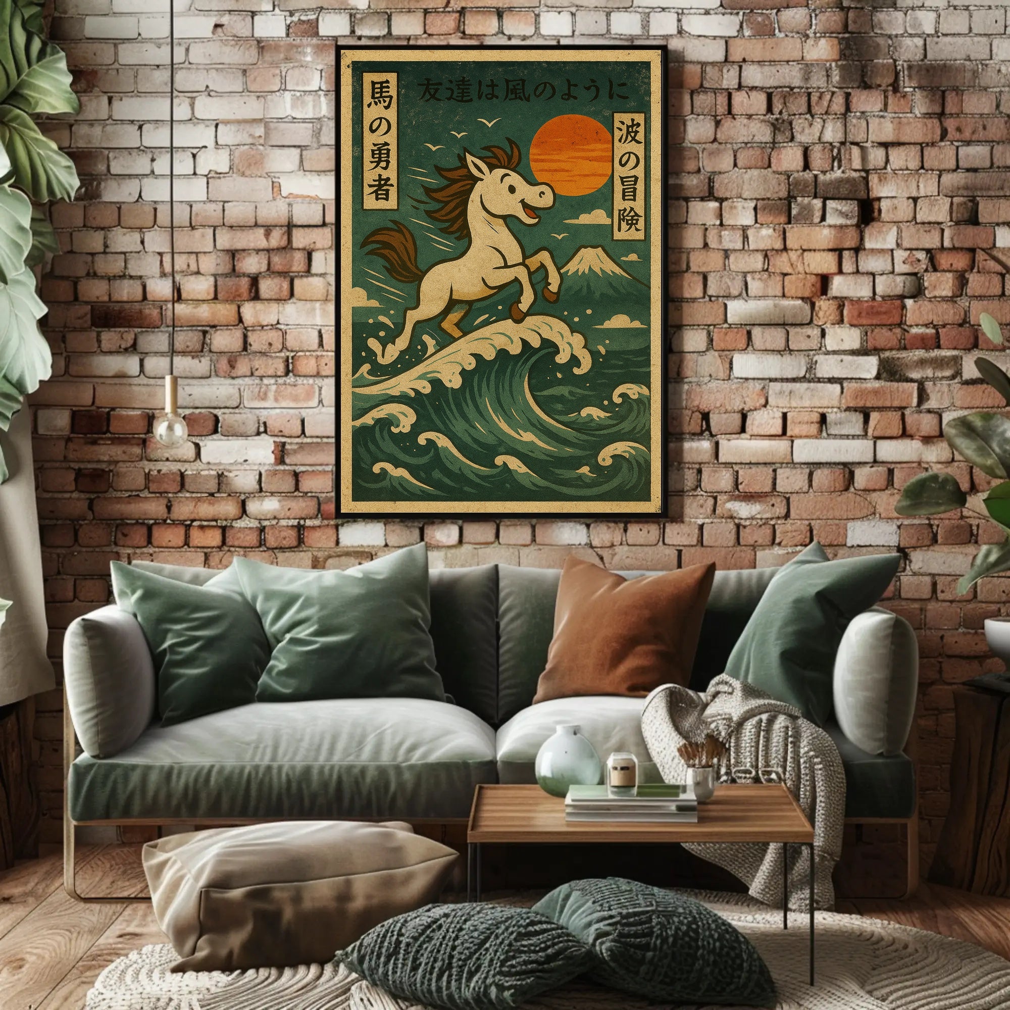 The Brave Horses Adventure Poster PosterGoat