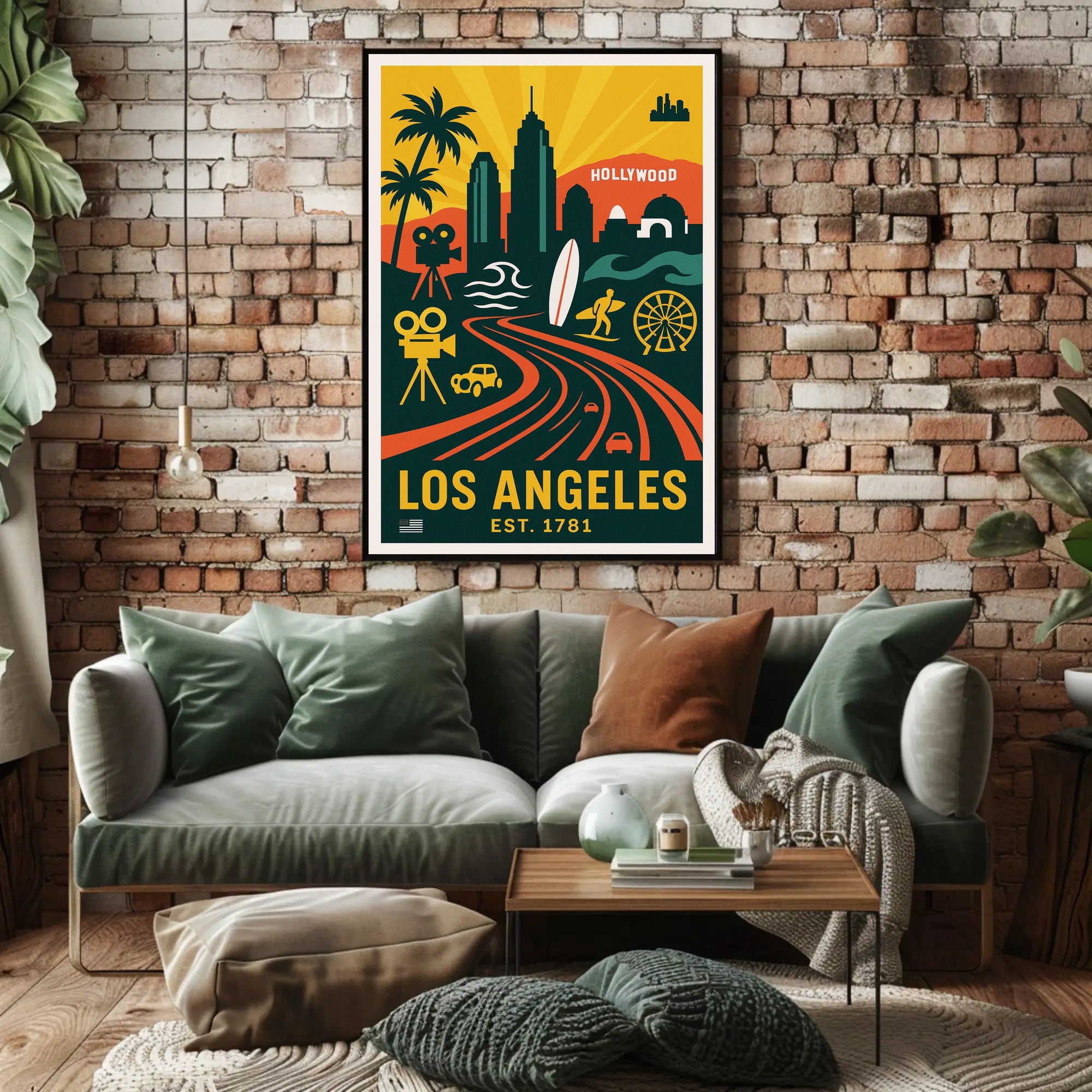 Los Angeles City of Dreams Poster PosterGoat