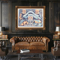 Lithuanian Postage Stamp Promotion Poster