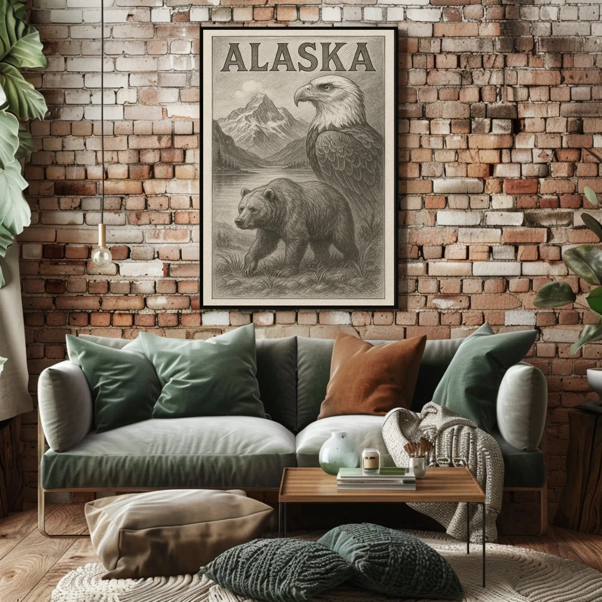Alaska Wildlife Poster