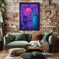 New York Cityscape Poster