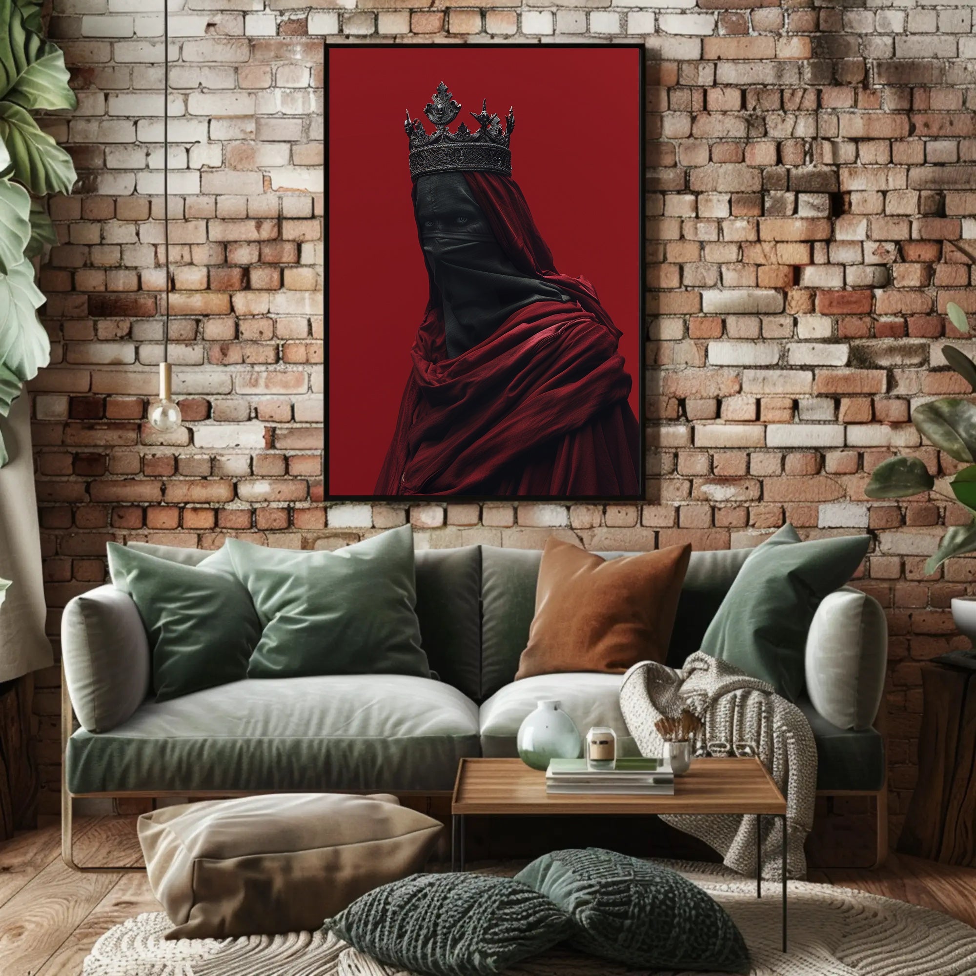 The Enigmatic Monarch Art Print Poster for Home Decor PosterGoat