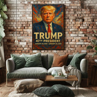 Trump Visionary Leader Turbulent Era Collectors Poster