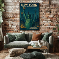 New York City's Vibrant Spirit Urban or Cityscape Poster