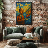 Amalfi Coast Surrealism Surreal Poster