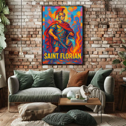 Saint Florian Poster