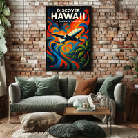 Discover Hawaii - A Journey Awaits Poster PosterGoat