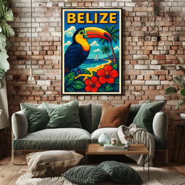 Belize Tropical Paradise Poster