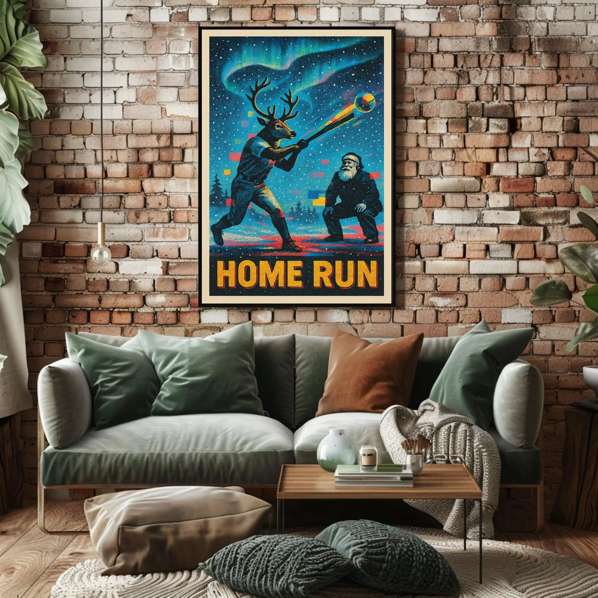 HOME RUN Fantasy Baseball Poster