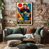 Jim Thorpe And The White House Poster