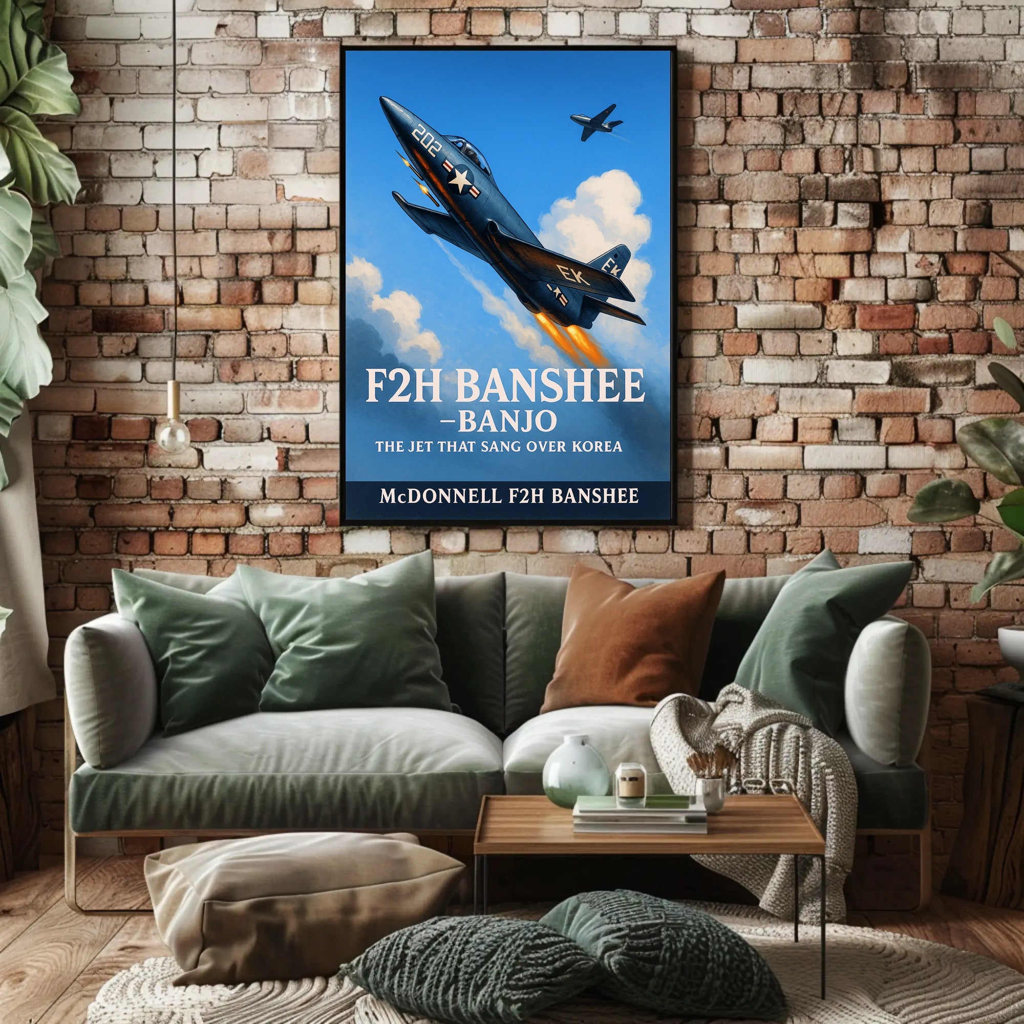 F2H Banshee The Jet That Sang Over Korea Poster PosterGoat