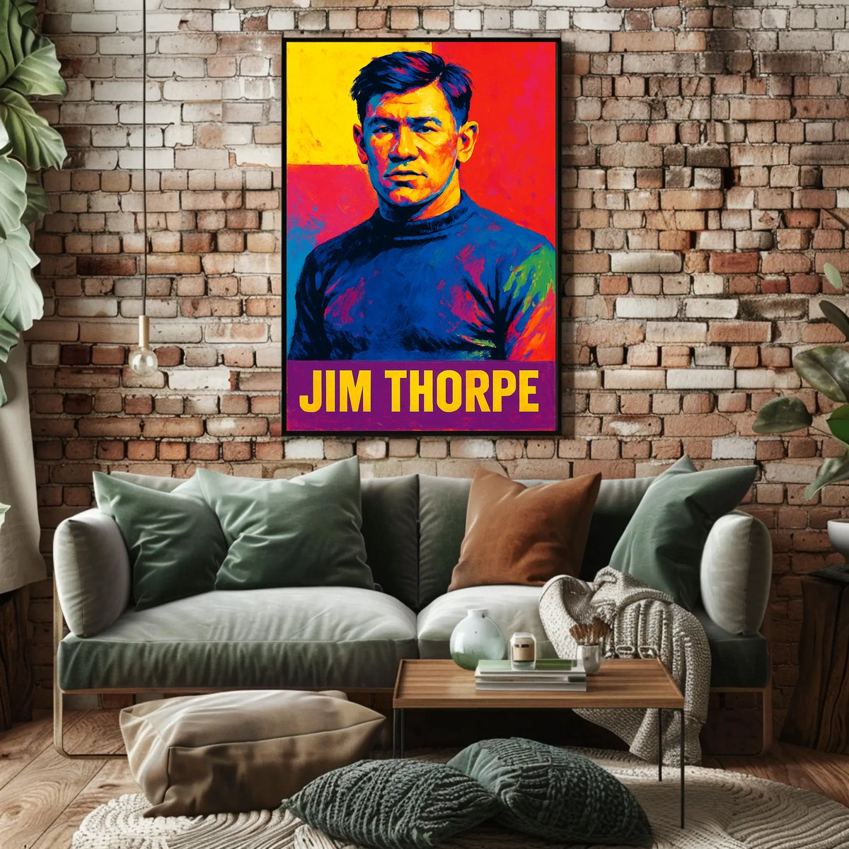 Jim Thorpe Tribute Poster