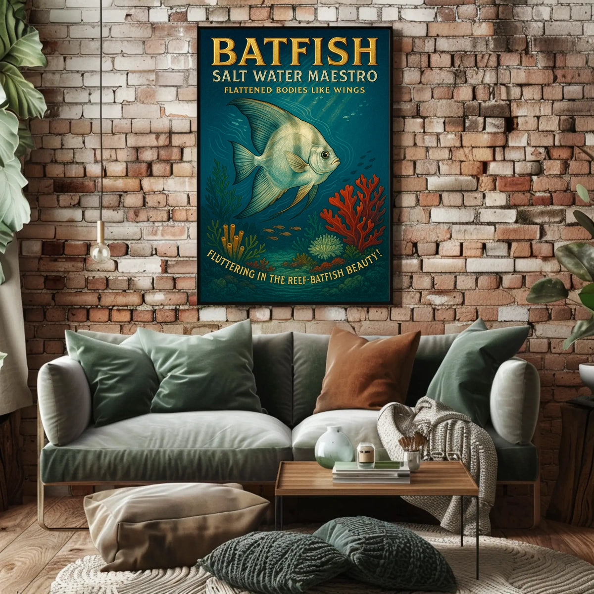 Batfish Salt Water Maestro Poster