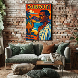 Djibouti Travel Poster