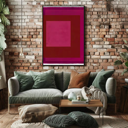 Abstract Shades of Red Poster