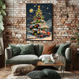Christmas Train Wonderland Poster