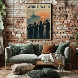 World War Ii Tribute Poster