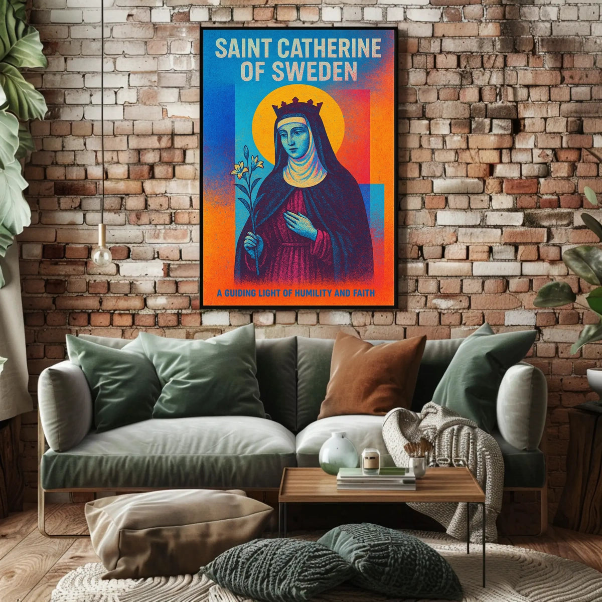 Saint Catherine of Sweden Poster