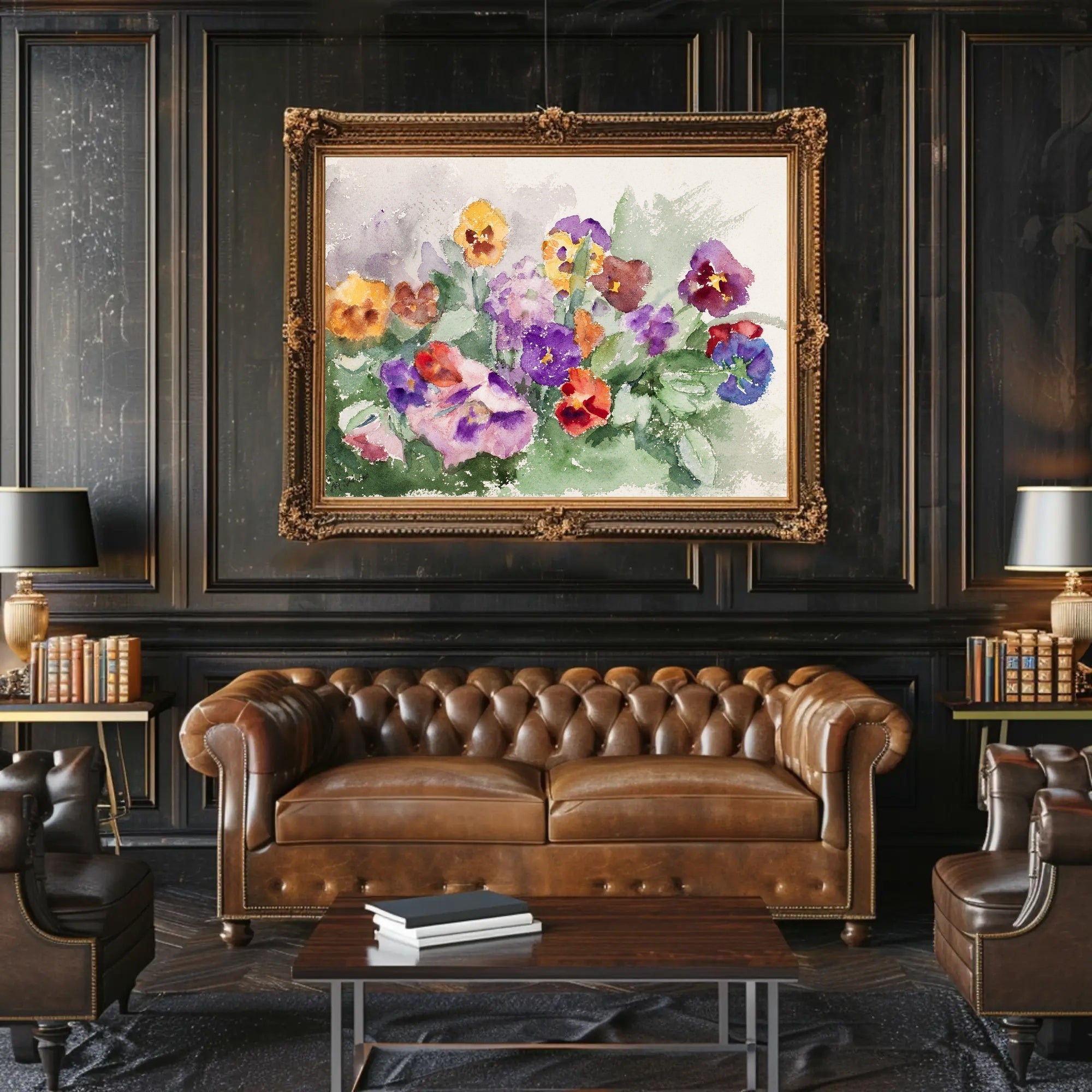 Watercolor Blossoms Poster